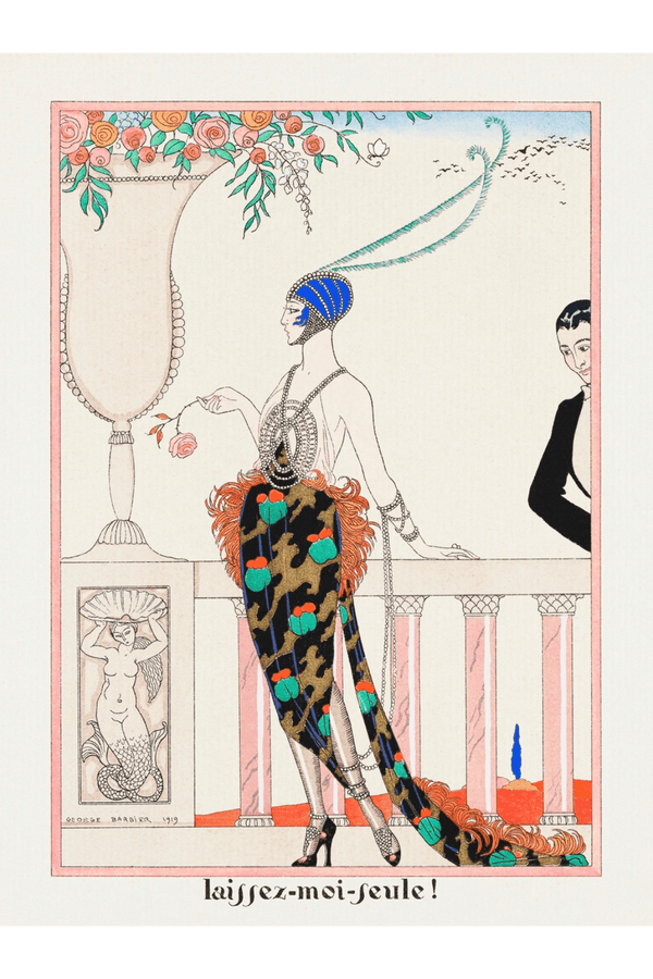 "Laissez-moi-feule!" by George Barbier (1919)