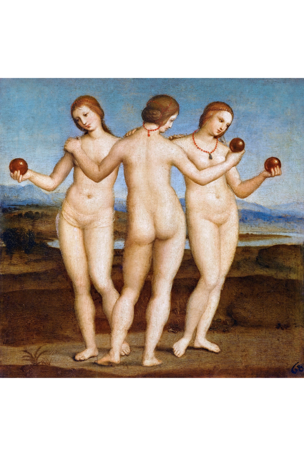 "Raphael's 3 Graces" by Raphael (1504)