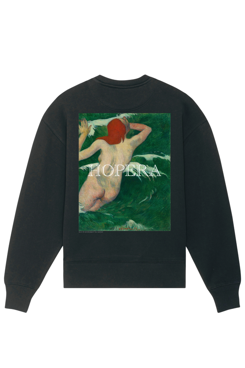 "DANS LES VAGUES" BY PAUL GAUGUIN (1889) SWEATSHIRT