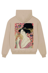 "Kushi" by Utamaro Kitagawa (1753-1806) Hoodie Send