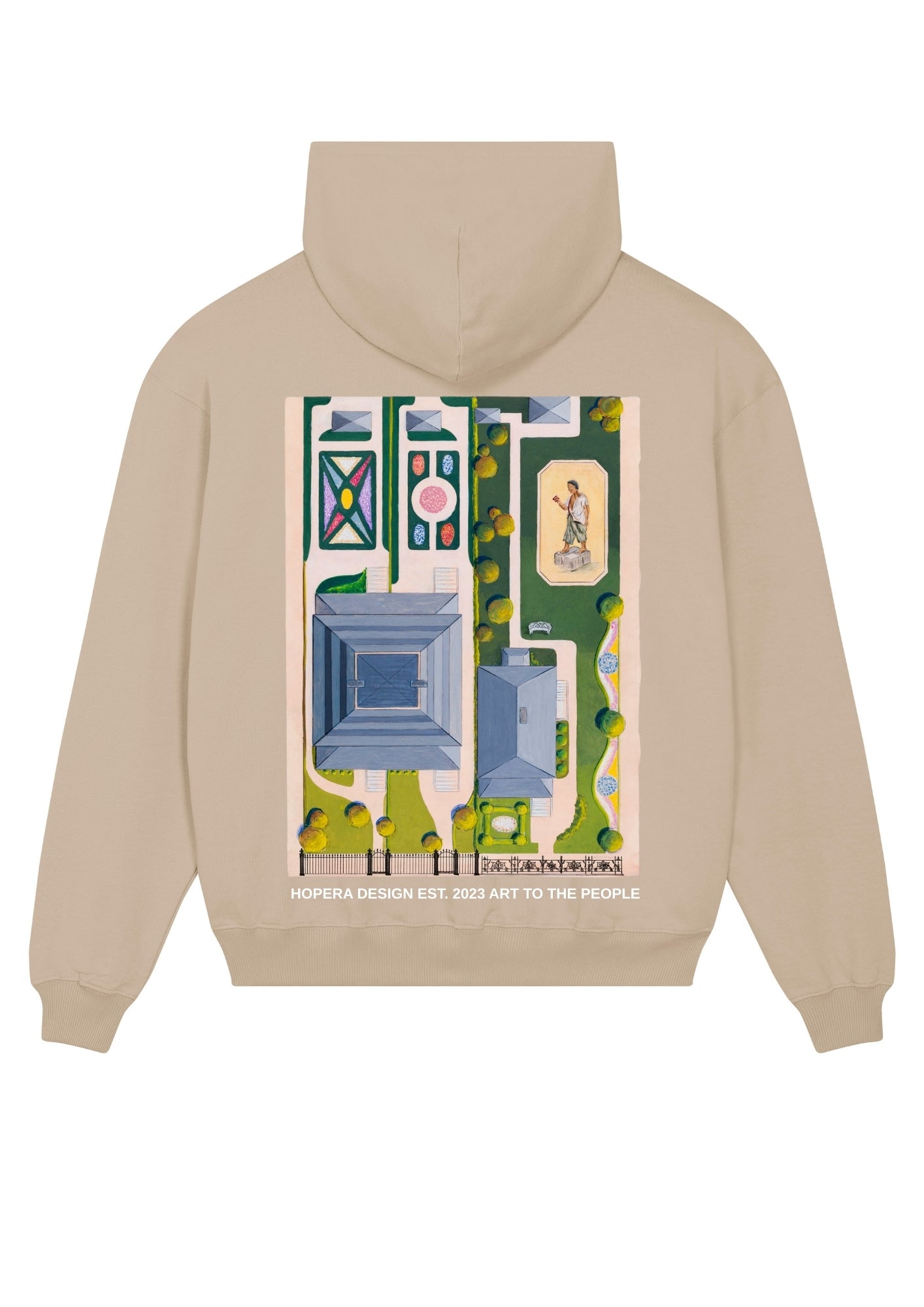 Ward and Green Gardens (1936) by Meyer Goldbaum Black Hoodie
