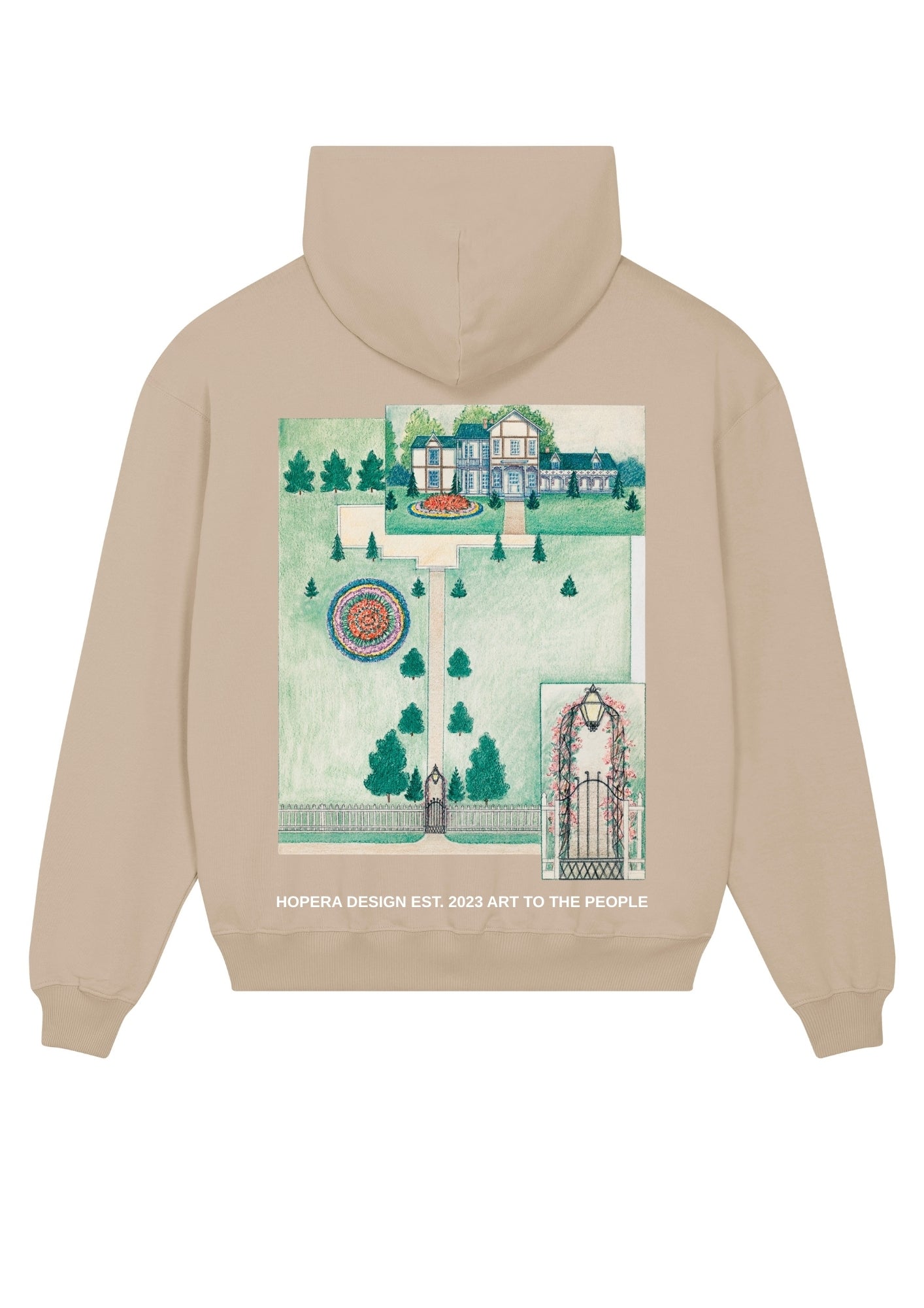 Wood Residence (1936) by Tabea Hosier Black hoodie