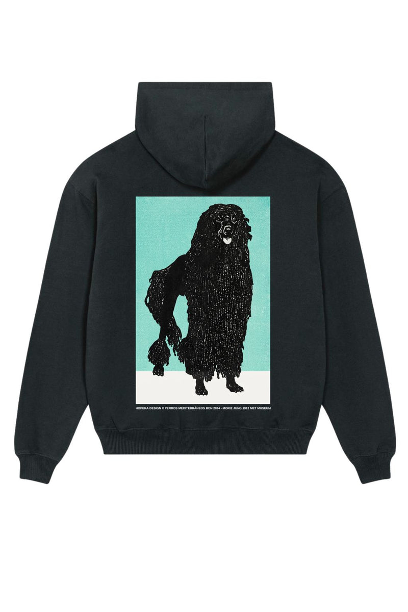 Poodle (1912) By Moriz Jung Hoodie Black