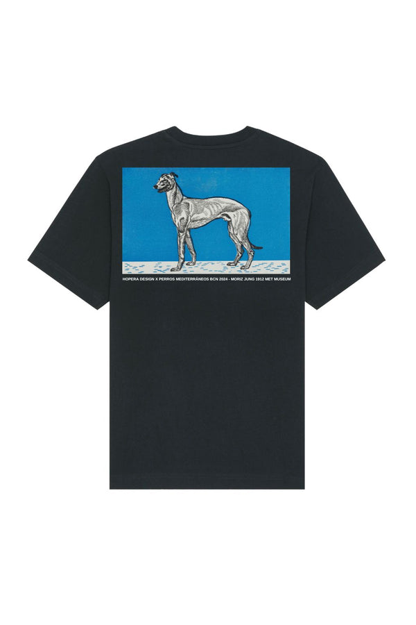 Greyhound 1 (1912) By Moriz Jung T-shirt Black