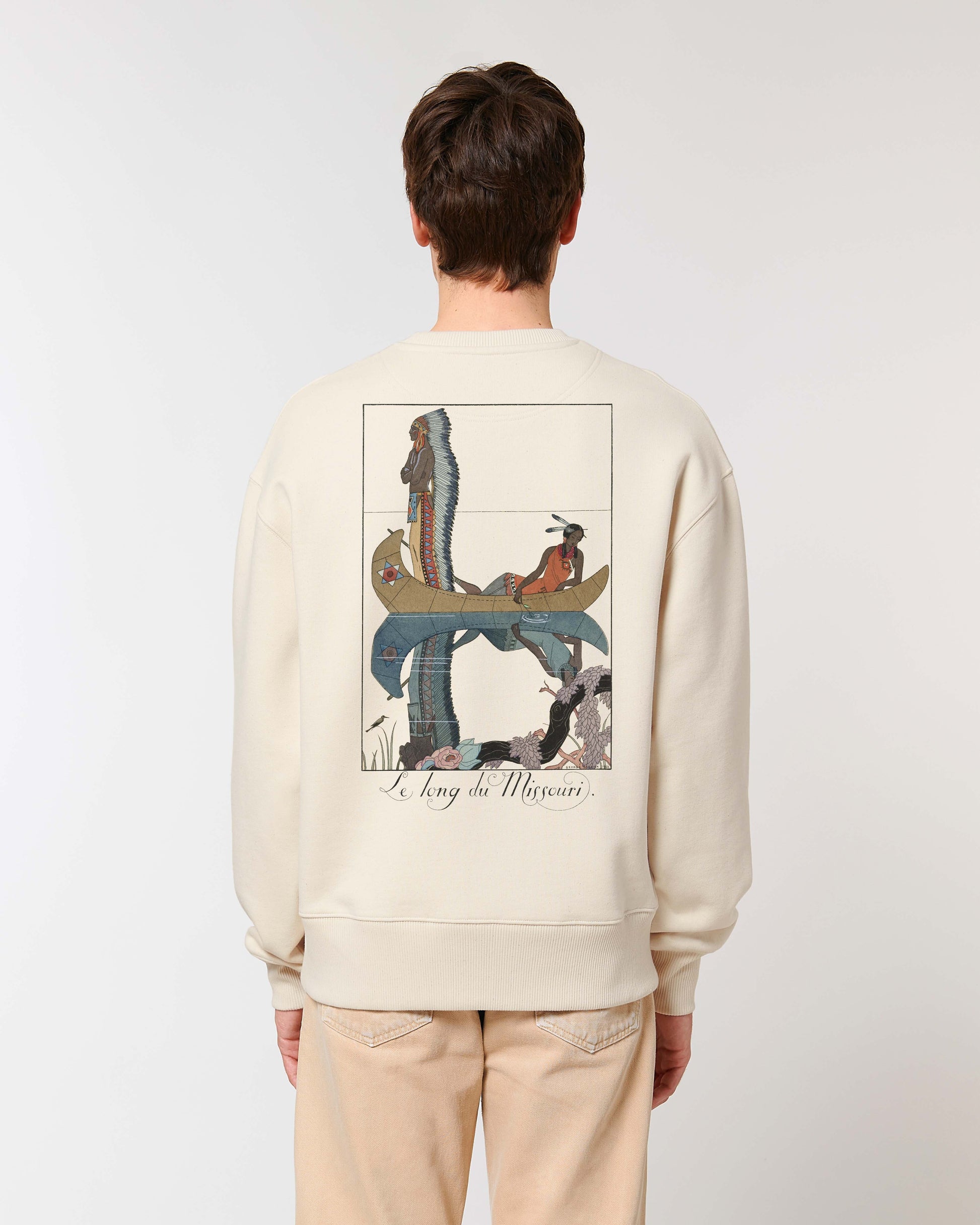 "LANGS DE MISSOURI" BY GEORGE BARBIER SWEATSHIRT