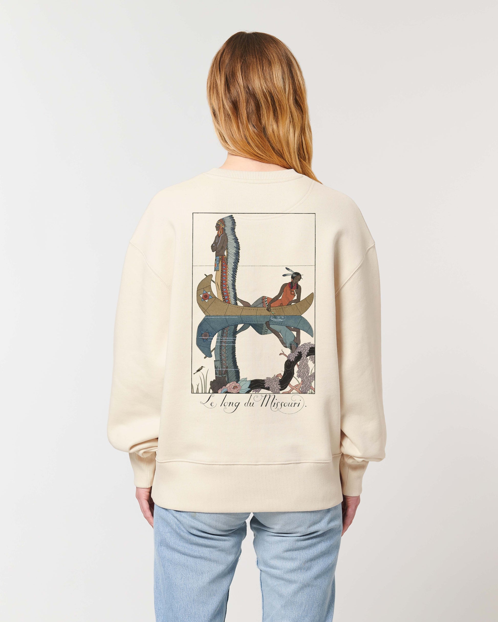 "LANGS DE MISSOURI" BY GEORGE BARBIER SWEATSHIRT