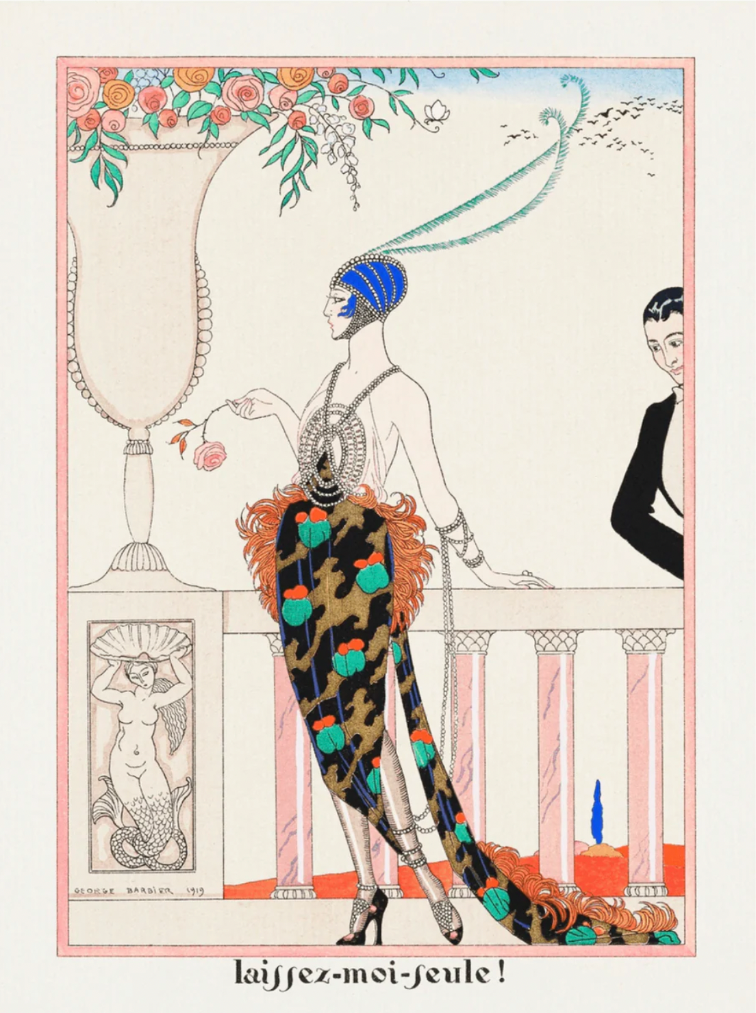 "LAISSEZ-MOI-FEULE!" BY GEORGE BARBIER (1919) SWEATSHIRT