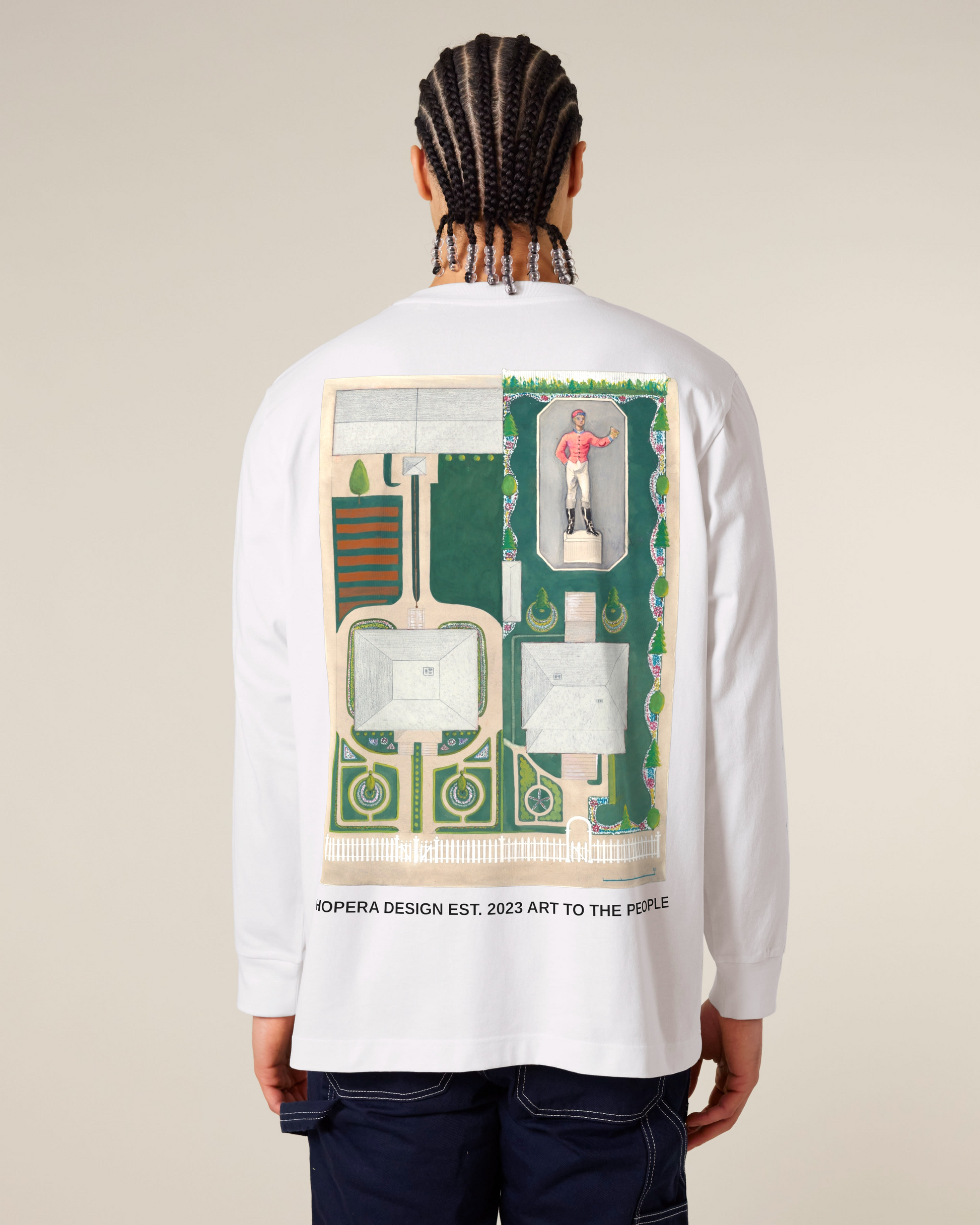 George Taylor – 2 Residences (1936) by Meyer Goldbaum Heavy Weight White Long Sleeve T-Shirt