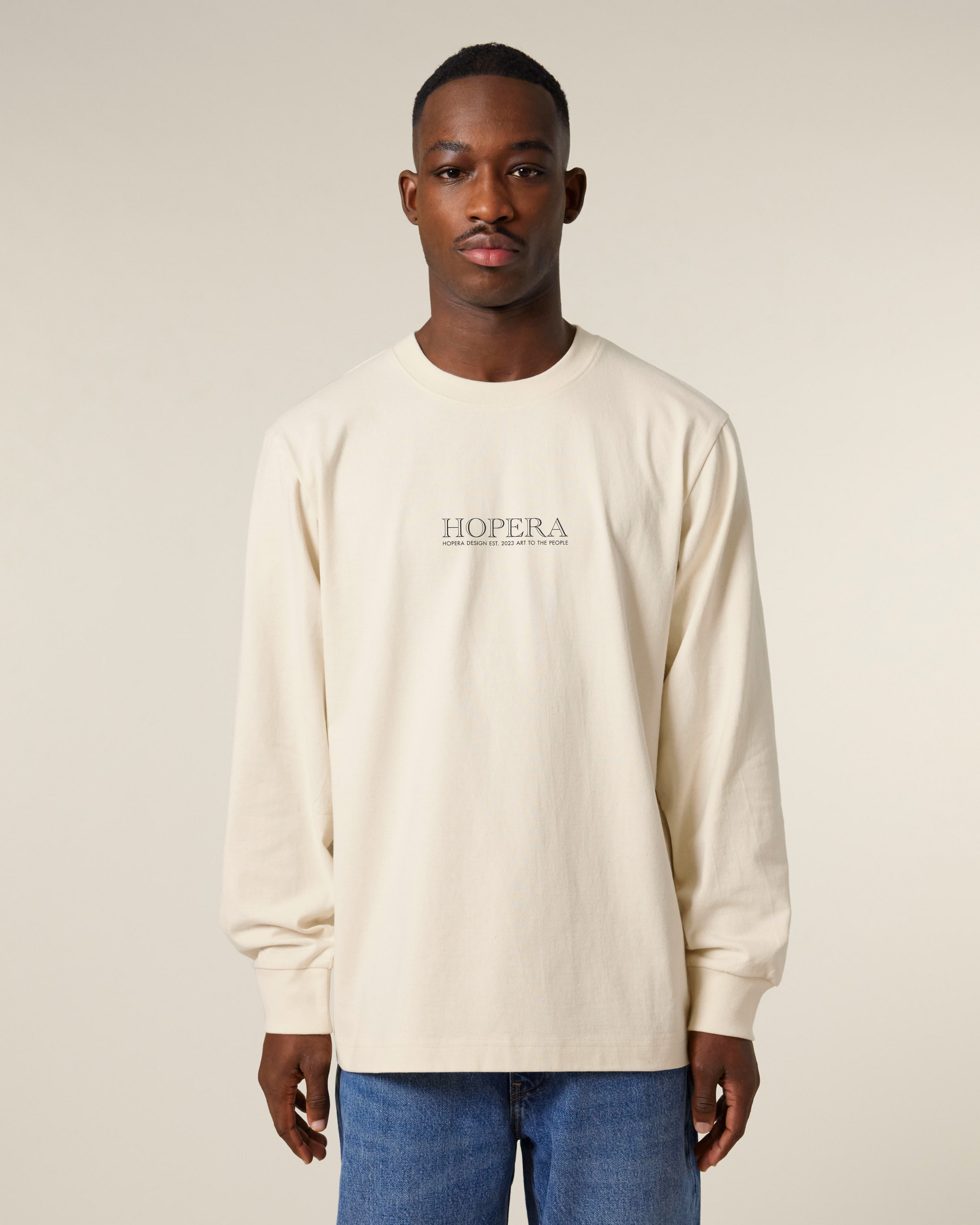 Parterre (1936) by Meyer Goldbaum & William Merklin Heavy Weight Natural Raw Long Sleeve T-Shirt