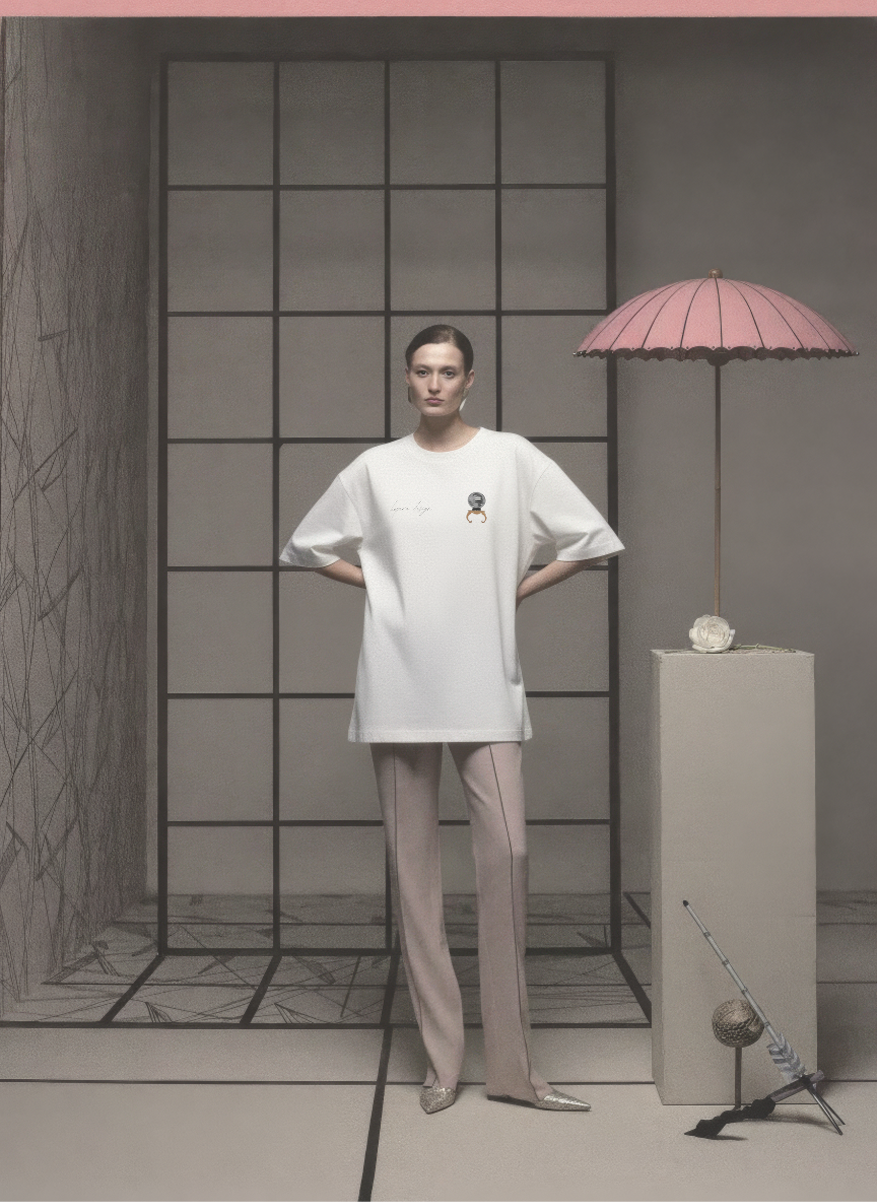 L'Empire du monde: Robe du soir, de Worth by George Barbier (1924) Heavy Cotton T-shirt